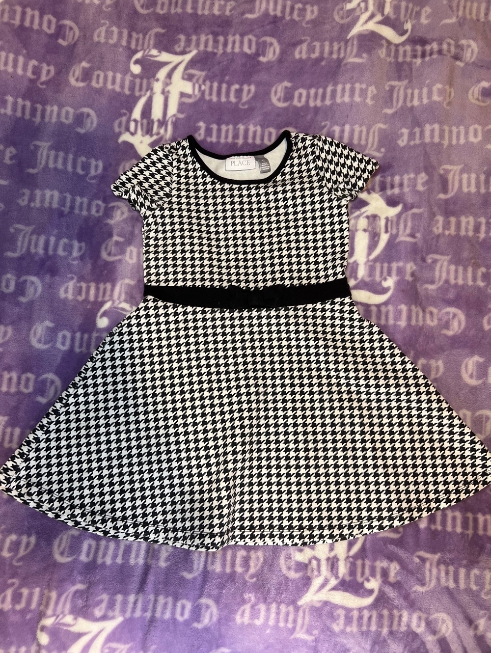 The Children’s Place Houndstooth Fit & Flare Dress 5T